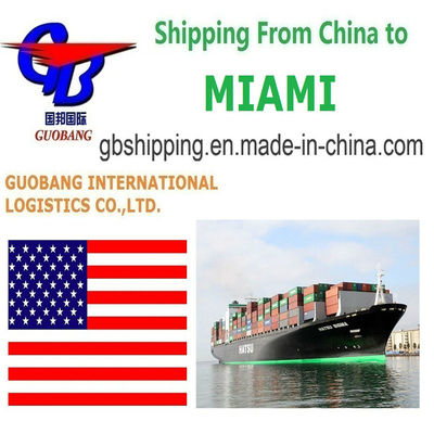 Προσαρμόσιμες Υπηρεσίες Θαλάσσιων Μεταφορών Από προς Μαϊάμι Αναχώρηση Shenzhen/HK//Shanghai/Tianjin Εξατομίκευση