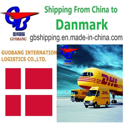 Guobang International Logistics Co. DHL Ναυτιλία από τη Δανία με αεροπορική μεταφορά